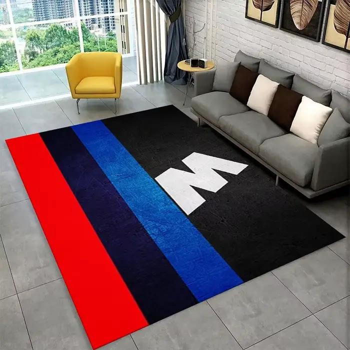 Tapis antidérapant rétro Racing Car B-BMW pour salon