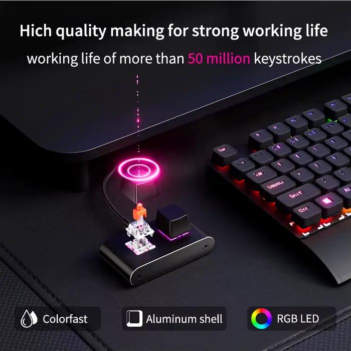 2 touches filaire personnaliser clavier rvb programmation Macro