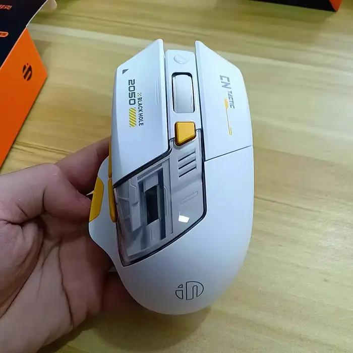 A9 Explorer souris de jeu Tri-Mode 2.4G + BT + filaire 12800DPI 1000HZ ergonomie Bluetooth e-sports