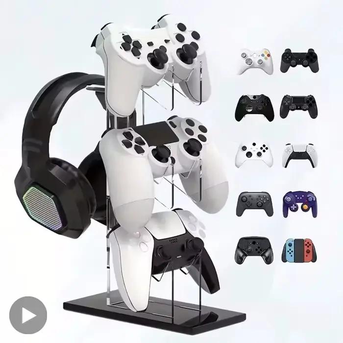 Support de contrôleur AyeBeau 3 couches pour PlayStation 5 4 3 DualSense DualShock Xbox Switch Pro accessoire de jeu pour gamer occassions spéciales