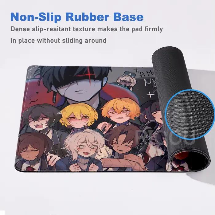 Tapis de bureau XXL pour jeux vidéo Limbus Company