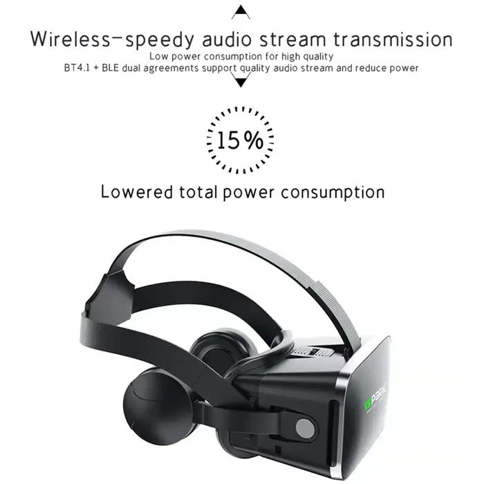 Lunettes de réalité virtuelle VR casque 3D appareils Bluetooth