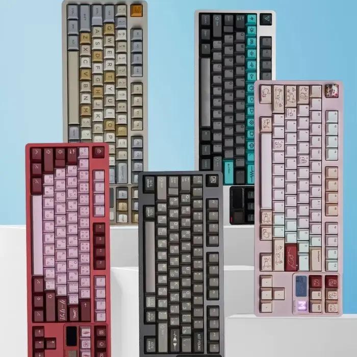 Clavier mécanique sans fil Bluetooth double mode QK80MK2 coque en aluminium personnalisable série de claviers de jeu pleine couleur Wooting pour gamer créatif professionnel