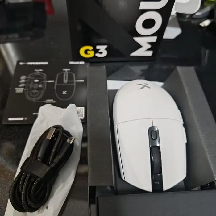 MCHOSE G3 V2 Pro souris de jeu sans fil Tri-mode PAW3395 800mAh charge légère ergonomie Esports