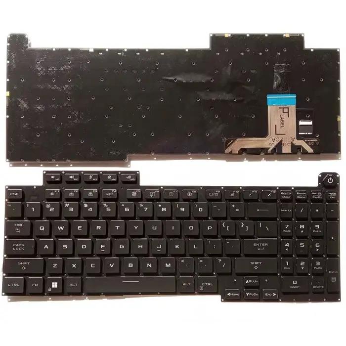 Clavier rétroéclairé US RU RGB pour Asus ROG Strix G17 G713 GL743 G713Q G713QY G713QE
