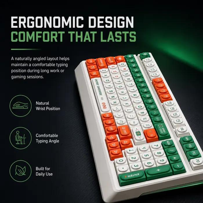 Ensemble de 119 touches rétro PBT+PC