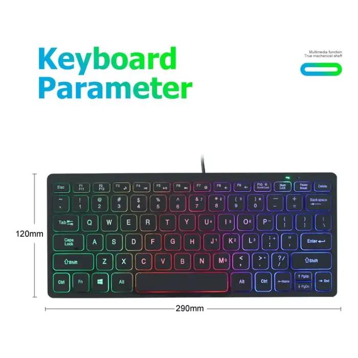 APAYADO K1000 Mini clavier filaire – Conception portable compacte