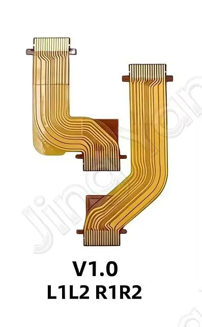 1 jeu de câbles pour manette PS5 1.0 2.0 3.0, ruban de déclenchement R2 + L2