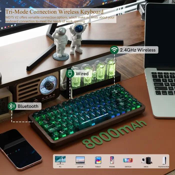 Womier WD75 V2 75% clavier avec QMK/VIA