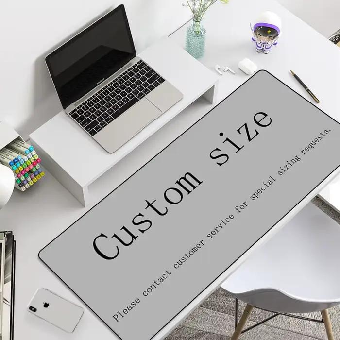 Tapis de souris personnalisable en caoutchouc naturel avec surface antidérapante pour bureau unique et décoratif à offrir pour gamer ou artiste