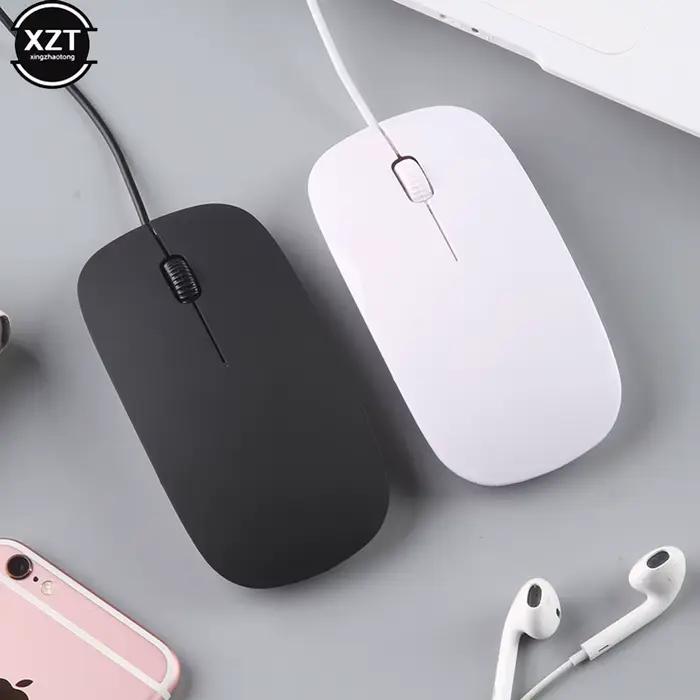Souris filaire ultra-mince WYMECT 1000 DPI pour ordinateur portable et MacBook Air Pro, design ergonomique et haute précision pour gamer et professionnel