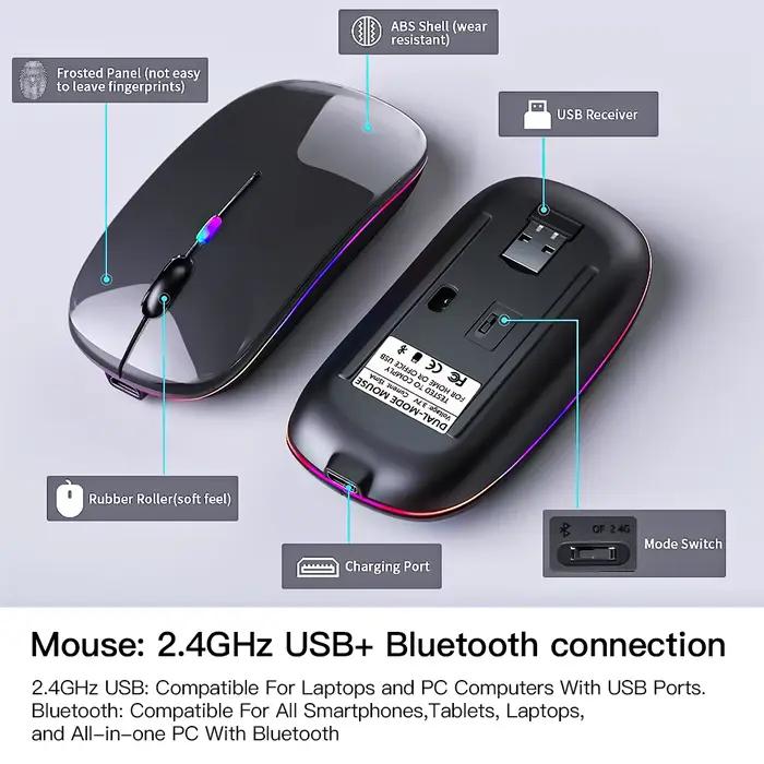 Pour iPad Xiaomi clavier avec souris rétro-éclairage