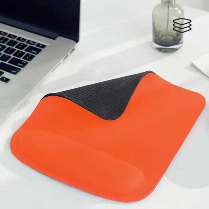 Tapis de souris en mousse à mémoire de forme avec support de poignet confortable pour gamer et travailleurs occasion bureau et domicile