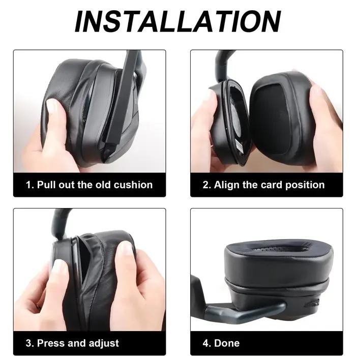 Pour Corsair Void/Void Pro/Void Elite/Surround filaire et sans fil RGB USB casque oreillettes de jeu coussinets d'oreille en Gel de refroidissement améliorés