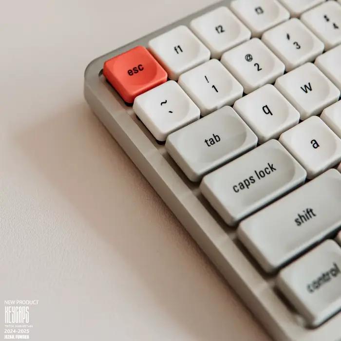 Capuchons de clavier personnalisables PBT profil bas pour bureau et jeu style rétro clavier mécanique original