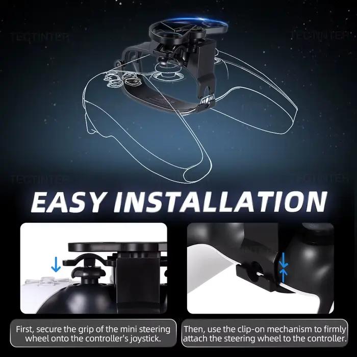 Pour PS5 contrôleur Mini volant jeux de course manette de jeu remplacement jeu amélioré pour PS5 Direction accessoires auxiliaires