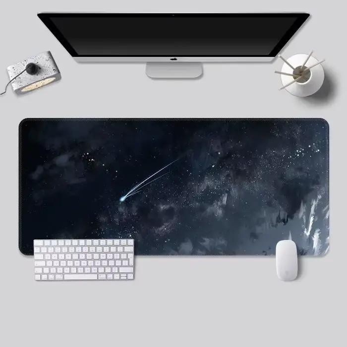 Tapis de souris noir et blanc