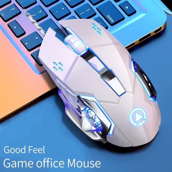 Clavier et souris lumineux LED filaires