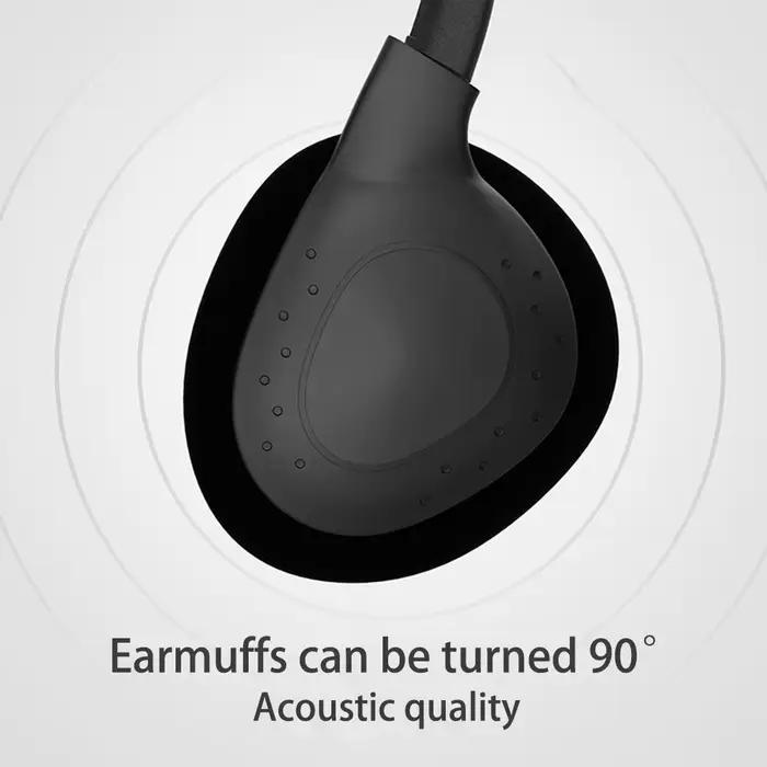 Casque stéréo filaire CUGUU avec annulation active du bruit pour PC, téléphone portable, console PS, jeux immersifs et musique haute qualité