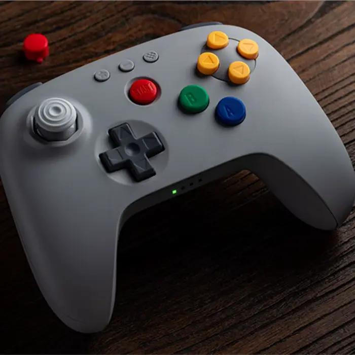 Manette 8Bitdo grise 64 Bluetooth pour Analogue 3D