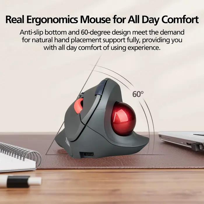 JOMAA souris Trackball sans fil