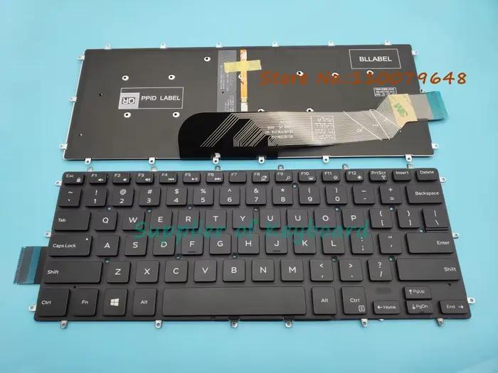 Clavier anglais/espagnol latin/royaume-uni/hébreu pour DELL Inspiron 13 5368 5369 5370 5379 5378 5568 5578 LATITUDE 3379 3390 3490 2 en 1
