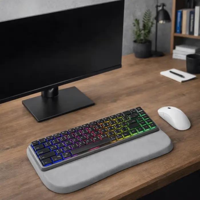Repose-poignets ergonomique pour clavier d'ordinateur