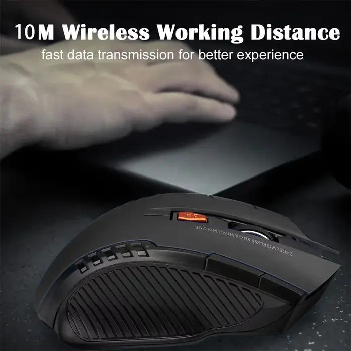 Souris sans fil 2.4G pour ordinateur Portable Gamer