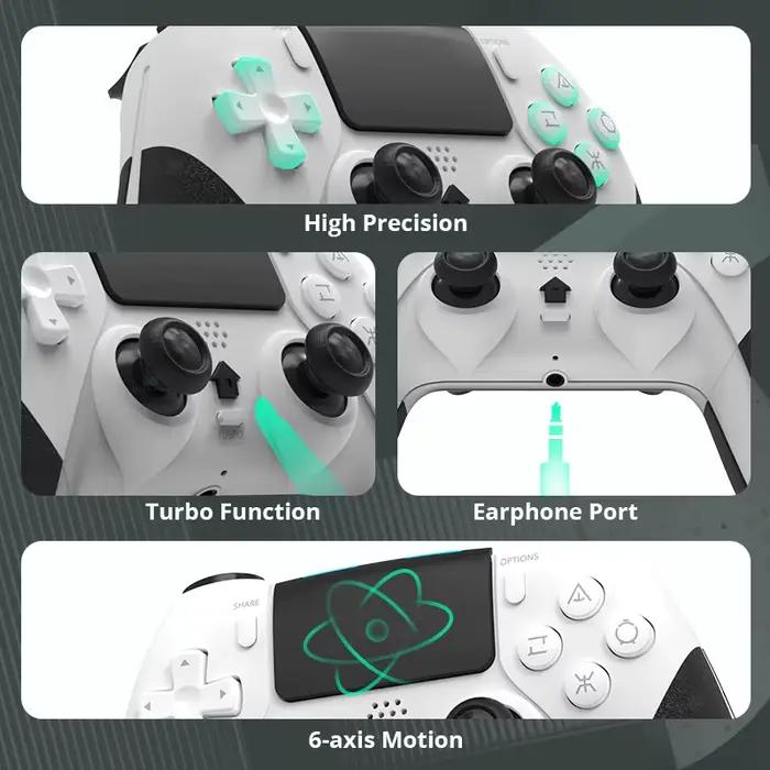 DATA FROG-Manette de jeu sans fil compatible Bluetooth