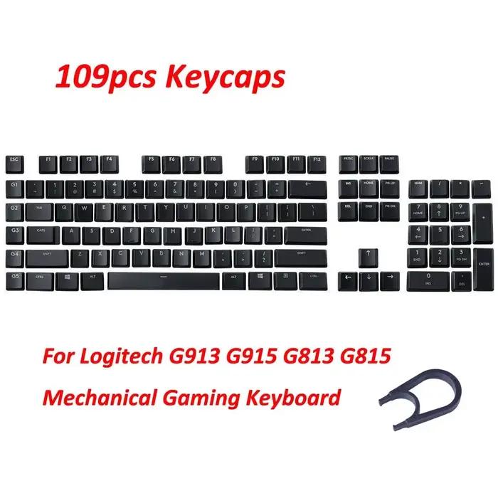 Capuchons de touches de remplacement pour clavier de jeu mécanique Logitech G915