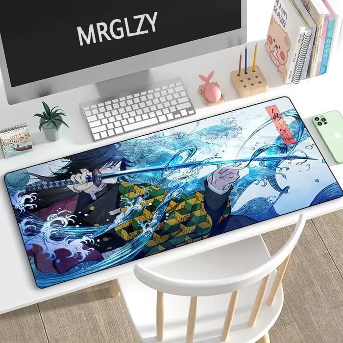 MRGLZY Tomioka Giyuu tapis de souris Anime chaud démon Slayer grand