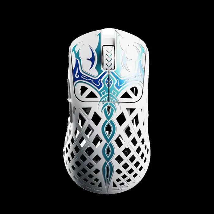 Souris de jeu sans fil Waizowl Triaina 49g en alliage de magnésium et fibre de verre