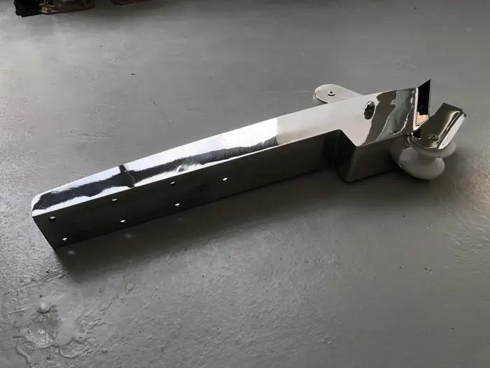 Accessoires de bateau à rouleaux d'arc d'ancre d'acier inoxydable d'usure marine pour bateau de pêche de cour