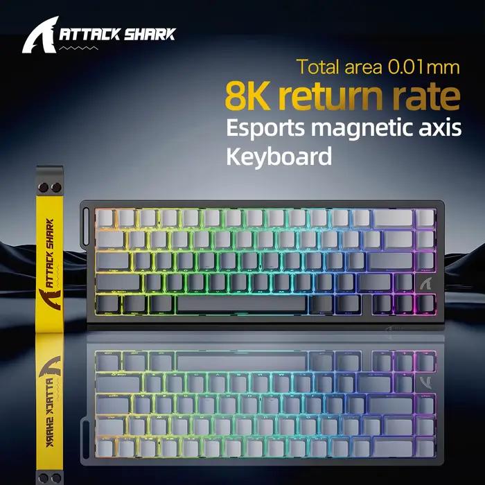 Clavier à interrupteur magnétique Attack Shark X68HE | Précision 0