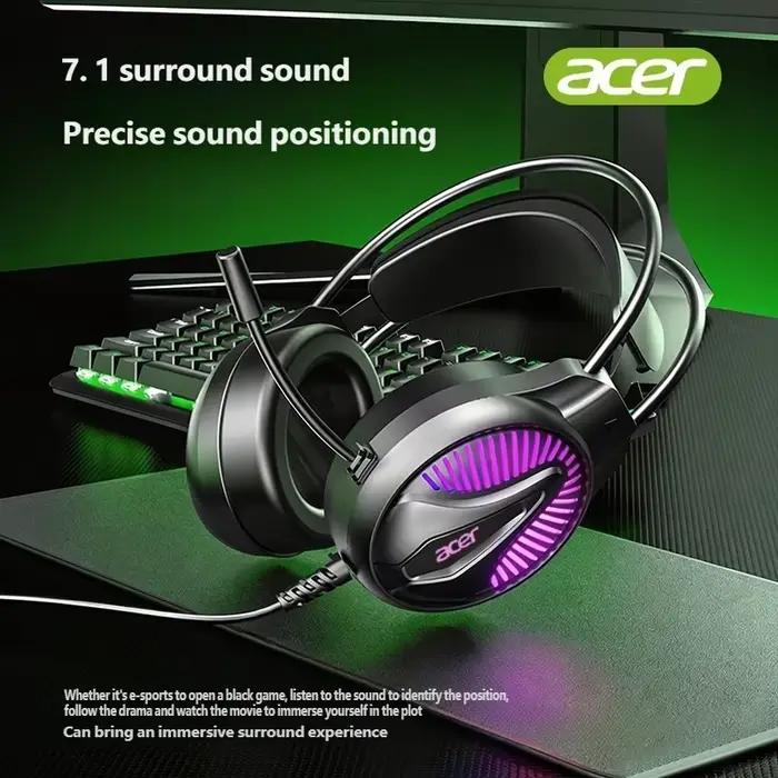 Casques filaires Acer pour joueurs avec micro