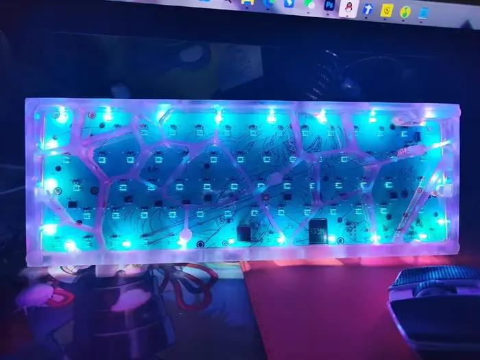 Holy60/GH60/Mad60 plaque de Base de clavier Anime étui