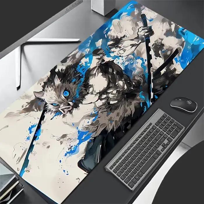 Tapis de souris Demon Slayer Inosuke ordinateurs portables de jeu