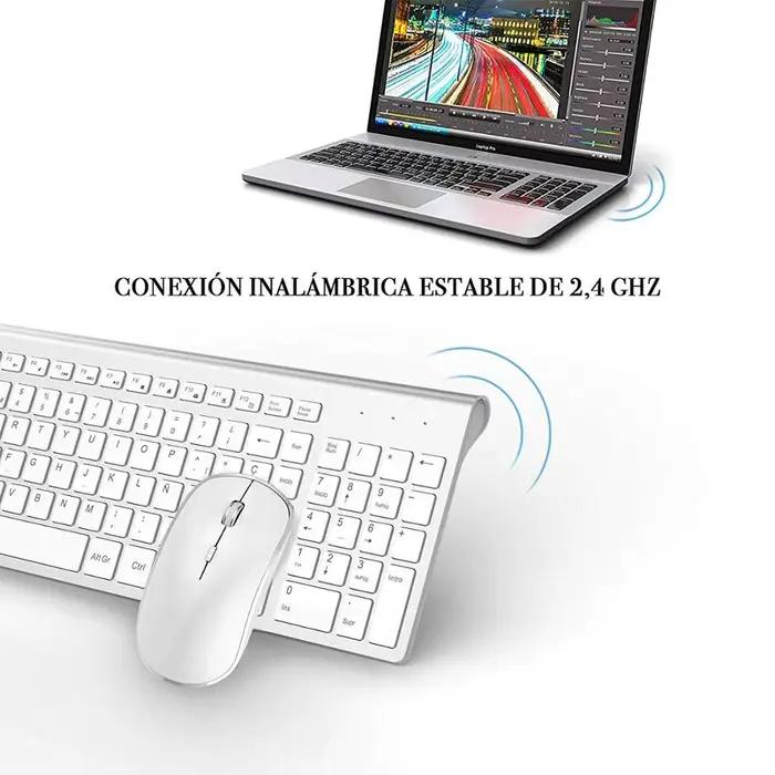 Ensemble clavier et souris sans fil espagnol/russe