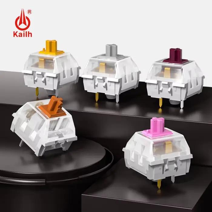 Kailh Speed clavier interrupteur Bronze cuivre or rose épais or argent RGB SMD