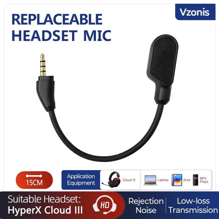 Microphone pour casque de jeu HyperX Cloud III