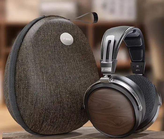 FT1 casque Hi-Fi filaire à diaphragme Composite en Fiber Nanowood sur l'oreille fermée à l'arrière