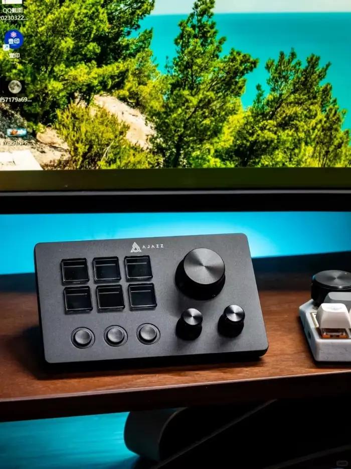 AJAZZ AKP03E/AKP05E/N1 Console clavier panneau d'assistant de bureau contrôleur Stock Trading Streaming en direct mélange Audio Programmable