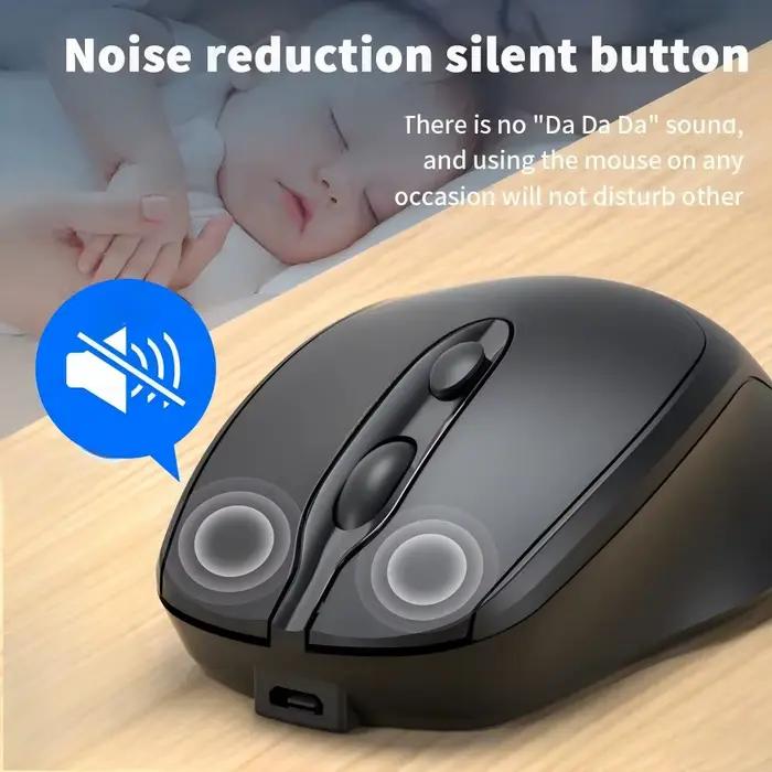Beechip – souris Bluetooth sans fil rechargeable