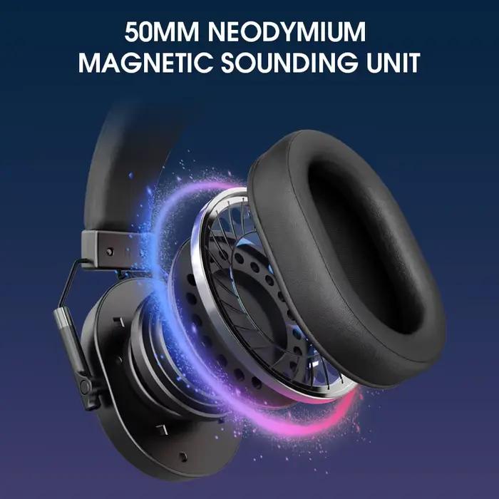 LDON casque de jeu sans fil pour PS5 PS4 Bluetooth 2.4GHz