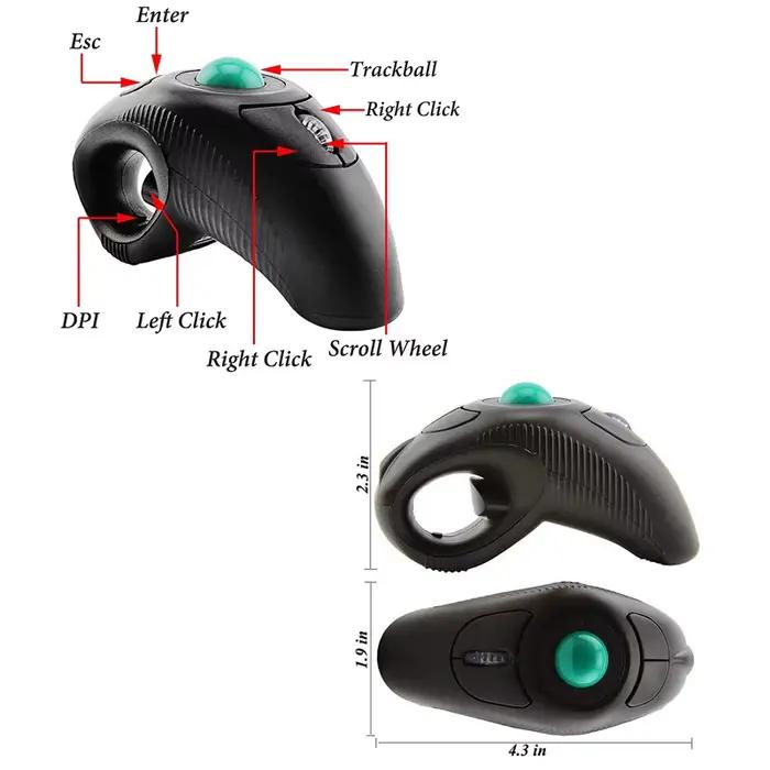 Souris Trackball filaire Mini
