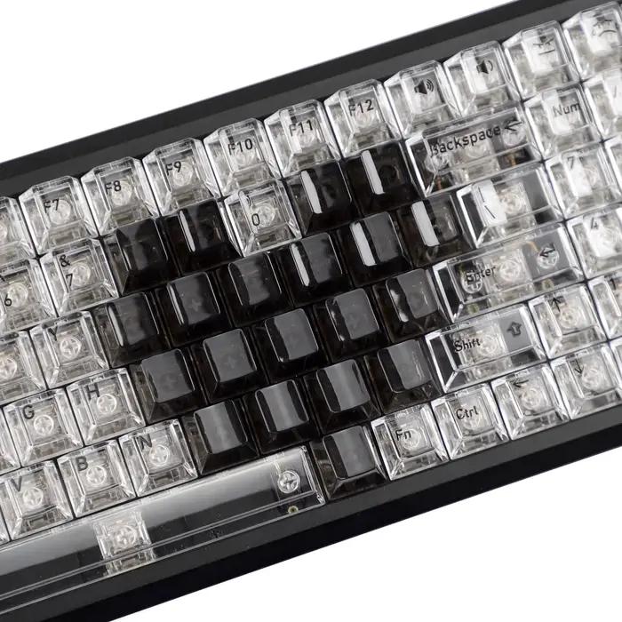 YMDK 21 touches transparentes en forme de cœur pour PC
