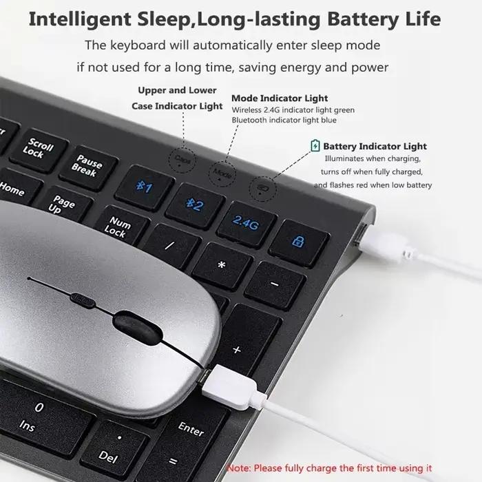 Clavier Bluetooth trois modes 2.4G