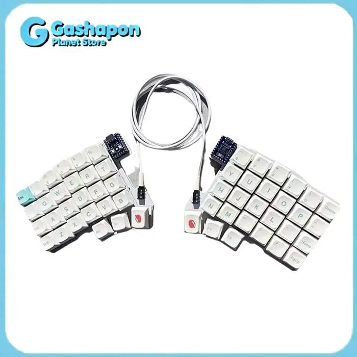 Silakka54 clavier mécanique divisé ergonomique échangeable à chaud QMK VIAL Programmable RP2040 zéro pour PC jeu