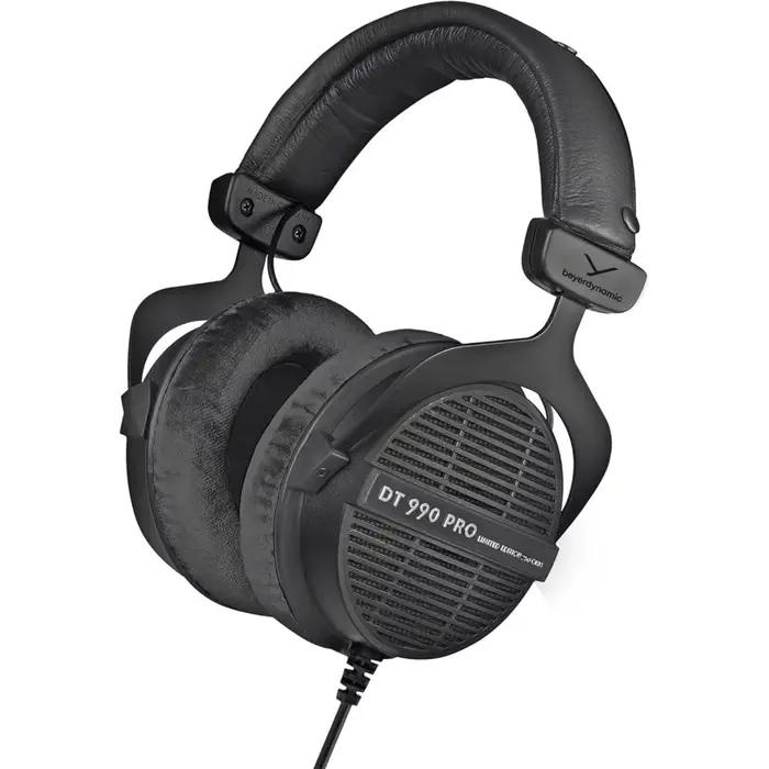 Casque de studio Beyerdynamic DT 990 PRO à conception ouverte avec audio haute résolution pour le mixage et le mastering Dt990 Pro