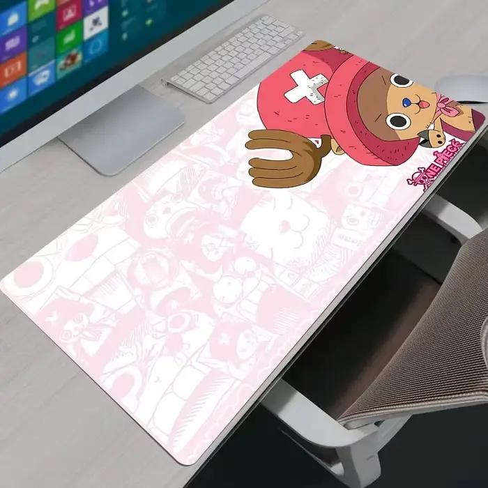 Une pièce Tony Tony Chopper tapis de souris de jeu Gamer ordinateur à domicile HD tapis de souris XXL tapis de clavier tapis de souris de bureau antidérapant